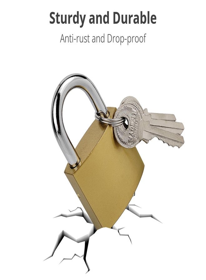 Kuyaehe 1 Pcs Small Keyed Padlocks, 1.25 Inch (32 mm) Locker Lock with Keys for Luggage Locks Gym Locker Toolbox (1.25Inch) - Image 4